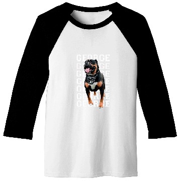 Discover George The Rottweiler Baseball Tees