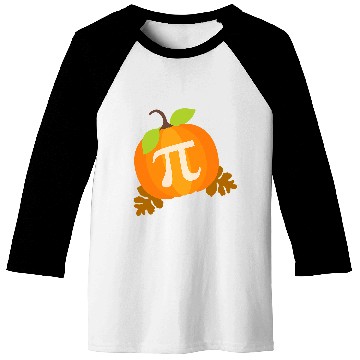 Discover Funny Fall Autumn Math Teacher Pumpkin Pi Pie Halloween Baseball Tees