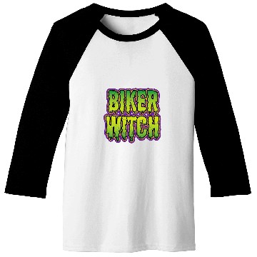 Discover Biker Witch Baseball Tees