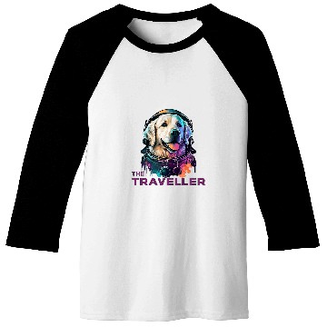 Discover Golden retriever space traveller Baseball Tees