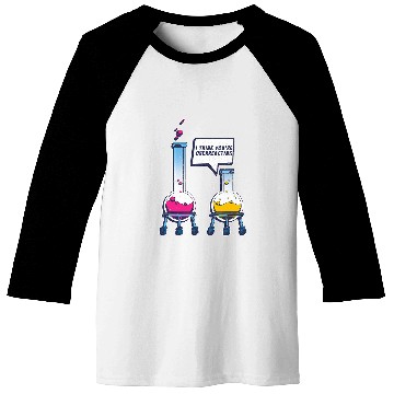 Discover Funny Science Puns Chemist Scientist Geek Nerd Chemistry Baseball Tees