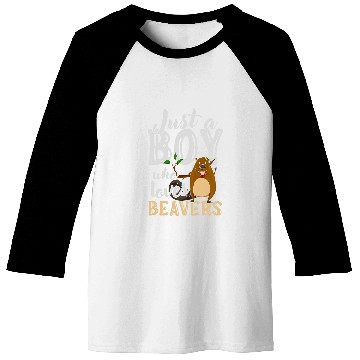 Discover Rodent Animal Lover Just A Boy Who Loves Beavers 21 Baseball Tees