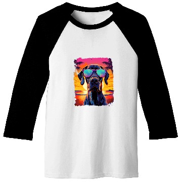 Discover Great Dane Hawaiian Baseball Tees