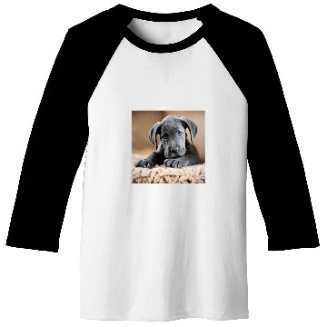 Discover Great Dane Puppy Close Up Baseball Tees