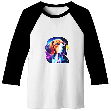Discover Cosmic Canine Quest Beagle Among Galactic Wonders Baseball Tees