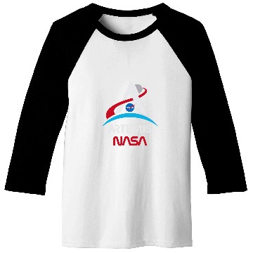 Discover Lacrosse Gift NASA Artemis Mission Worm Logo Baseball Tees