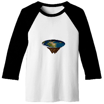 Discover Flat Earth Society 2Flat Earth Map Model Globe Baseball Tees