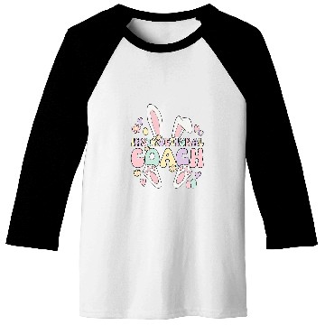 Discover Instructional Coachs Easter Bunny Instructional Coaching Baseball Tees