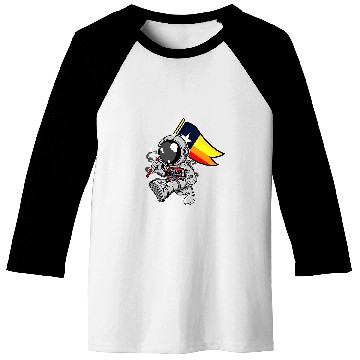 Discover Houston Space City Astronaut Baseball Tees