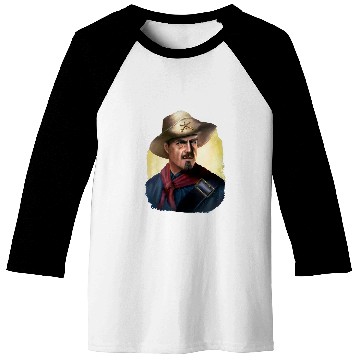Discover Good Old West Western Frontier Reenactment Living History Baseball Tees