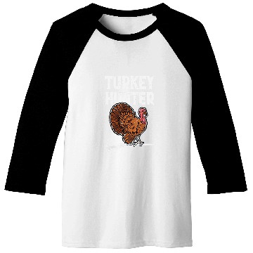 Discover Turkey Hunter Thanksgiving Turkey Hunting Baseball Tees