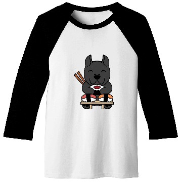 Discover Sushi Cane Corso Dog Baseball Tees