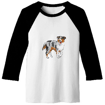 Discover Mini Aussie Miniature Australian Shepherd 2 Baseball Tees
