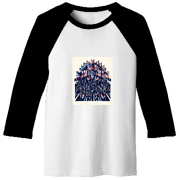 Discover Patriotic Motorcycle Rally Baseball Tees