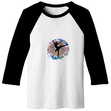 Discover Motivational Ballet Dancer Silhouette Dancing Ballerina Cute Baseball Tees