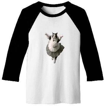 Discover The Ballet Kitty Cat Baseball Tees