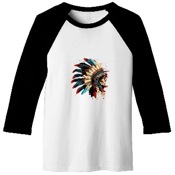 Discover Native American Dreamcatcher Indian Design 17 Baseball Tees