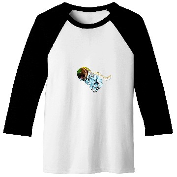 Discover German Shepherd Dog Astronaut Space Dog Lover Baseball Tees