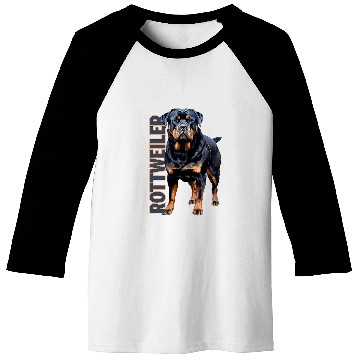 Discover Rottweiler Watercolor Baseball Tees