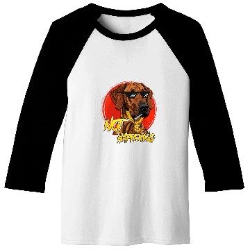Discover Rhodesian Ridgeback Dog NOT HAPPENING Funny Ridgeback Baseball Tees
