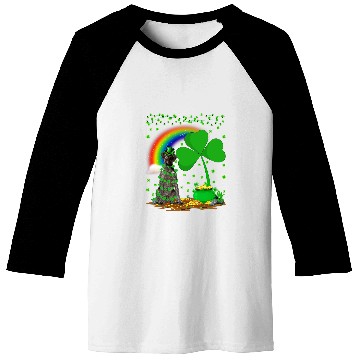 Discover Funny Rainbow German Shorthaired Pointer Dog St Patricks Day Baseball Tees