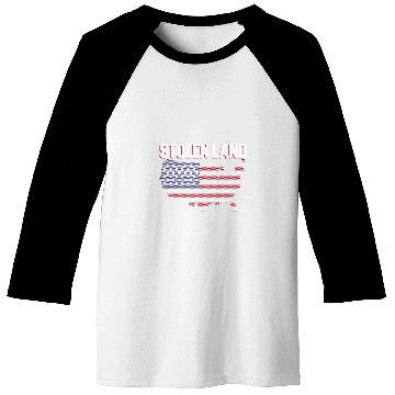 Discover Stolen Land USA Flag Indigenous Native American Baseball Tees