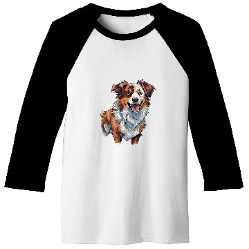 Discover Pawsome Pals Australian Shepherd Cartoon Baseball Tees