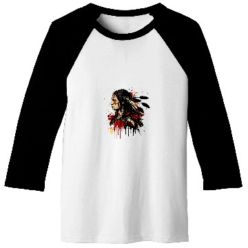 Discover Native American Dreamcatcher Indian Design 45 Baseball Tees