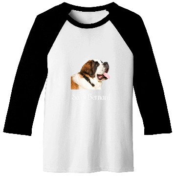 Discover Saint Bernard Saint Bernard Dog Baseball Tees