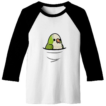 Discover Quaker Parrot Pocket Birds Range Baseball Tees