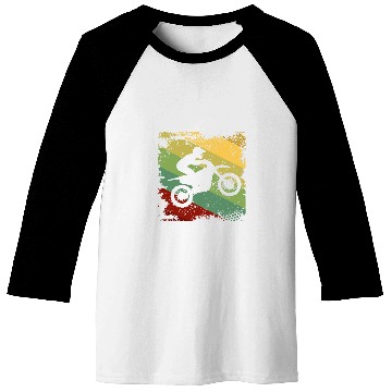 Discover Retro Off Road Motorcycle Motocross Racing Gift Baseball Tees