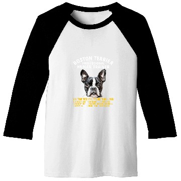 Discover Professional Human Trainer Boston Terrier Baseball Tees