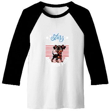 Discover Patriotic Miniature Pinscher Baseball Tees