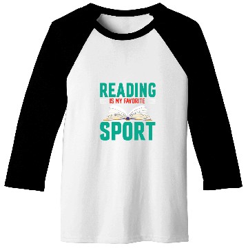 Discover Reading is My Favorite Sport The Bookworm Olympics Baseball Tees