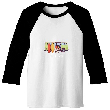 Discover Keep It Simple I Camping Van Campsite Motif Baseball Tees