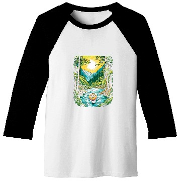 Discover Kayaking Kayak Canoe Nature Canoeing Paddling Baseball Tees