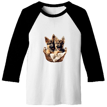 Discover German Shepherd vintages Style 7 Baseball Tees