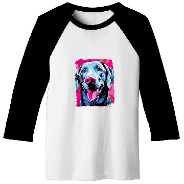 Discover Labrador Retriever Pink Baseball Tees