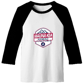 Discover Mauna Kea Cycling Hawaii Baseball Tees