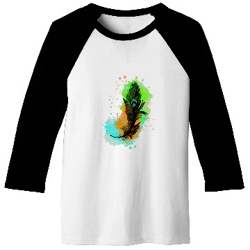 Discover Nice Summer Feather Baseball Tees