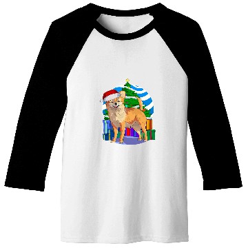 Discover Long Haired Chihuahua Santa Christmas Tree Decor 1 Baseball Tees