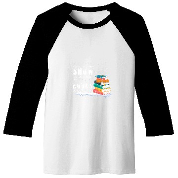 Discover Snow is Falling Books Are Calling Funny Librarian Reading Baseball Tees