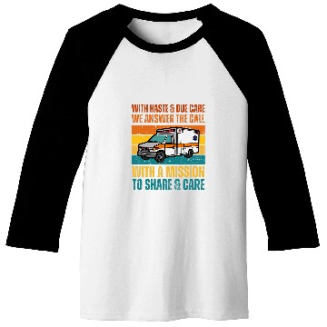Discover Inspirational Ambulance Driver EMT Paramedics Baseball Tees
