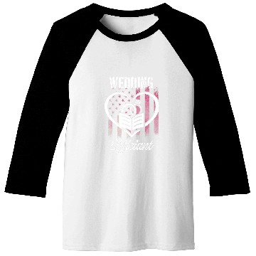 Discover Wedding Officiant Internet Ordained Minister 2191 Baseball Tees