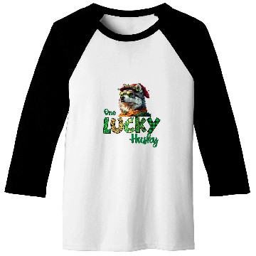 Discover Majestic Husky Gnome A St  Patricks Celebration 3 Baseball Tees