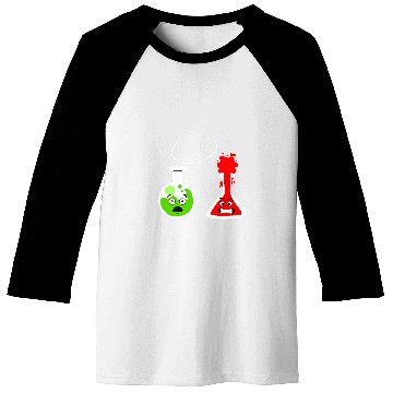 Discover test tube joke overreact fun Chemist Chemistry teacher Baseball Tees