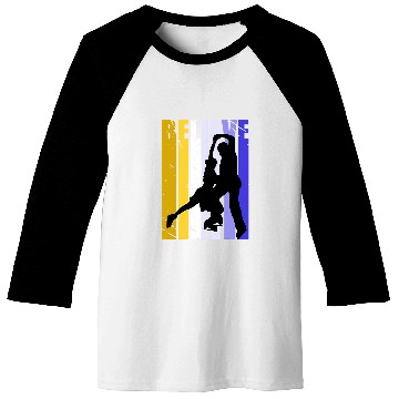 Discover Mens Couples Ice Skating Dancing Skater Coachs Training Coaching Baseball Tees