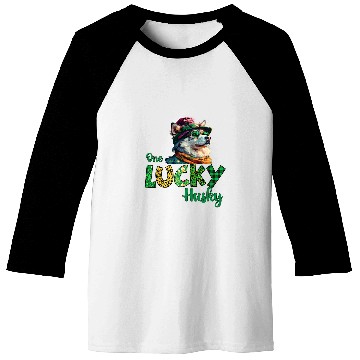 Discover Majestic Husky Gnome A St  Patricks Celebration 2 Baseball Tees