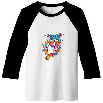 Discover Pop Art Design Rottweiler Baseball Tees