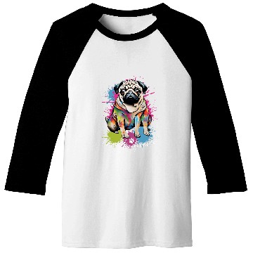 Discover Pug Friends Forever Dog Lover Design Baseball Tees